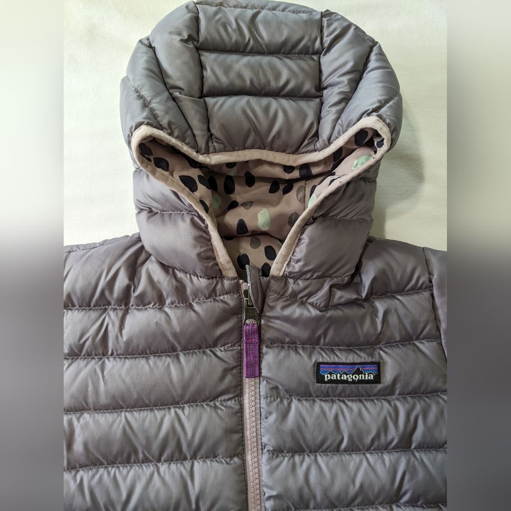 Girls Patagonia reversible jacket size 2-3T